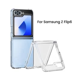 Toocki Transparent TPU Phone Case For Samsung Galaxy Z Flip 6 5 4 3 5G Phone Protector Shockproof Cover For Samsung Z Flip 6 5 4