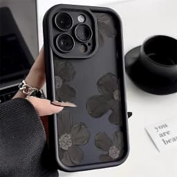Black Lips Kiss Print Soft Matte Phone Case For Samsung Galaxy A16 S24 S25 Ultra S26 S23 FE A17 A56 Cases A36 A55 A54 A26 Cover
