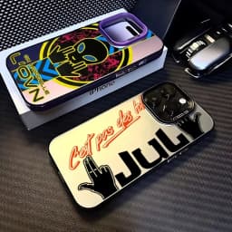 Rapper JuL C'est Pas Des Lol Phone Case For iPhone 17 16 15 14 13 12 11 Pro Max Plus 17 Air Candy Matte Shockproof Back Cover