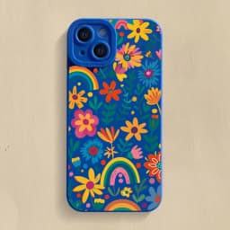 Colorful Flowers Rainbow Phone Case For Samsung Galaxy S25 S24 S23 S22 S21 Ultra Plus FE A16 A06 A26 A33 A56 A34 Silicone Cover