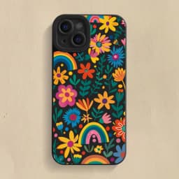 Colorful Flowers Rainbow Phone Case For Samsung Galaxy S25 S24 S23 S22 S21 Ultra Plus FE A16 A06 A26 A33 A56 A34 Silicone Cover