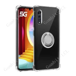 For LG Velvet 5G 2020 6.8" LM-G900N LM-G900 LM-G900EM Back Ring Holder Bracket Phone Case Soft Original Shockproof Cover