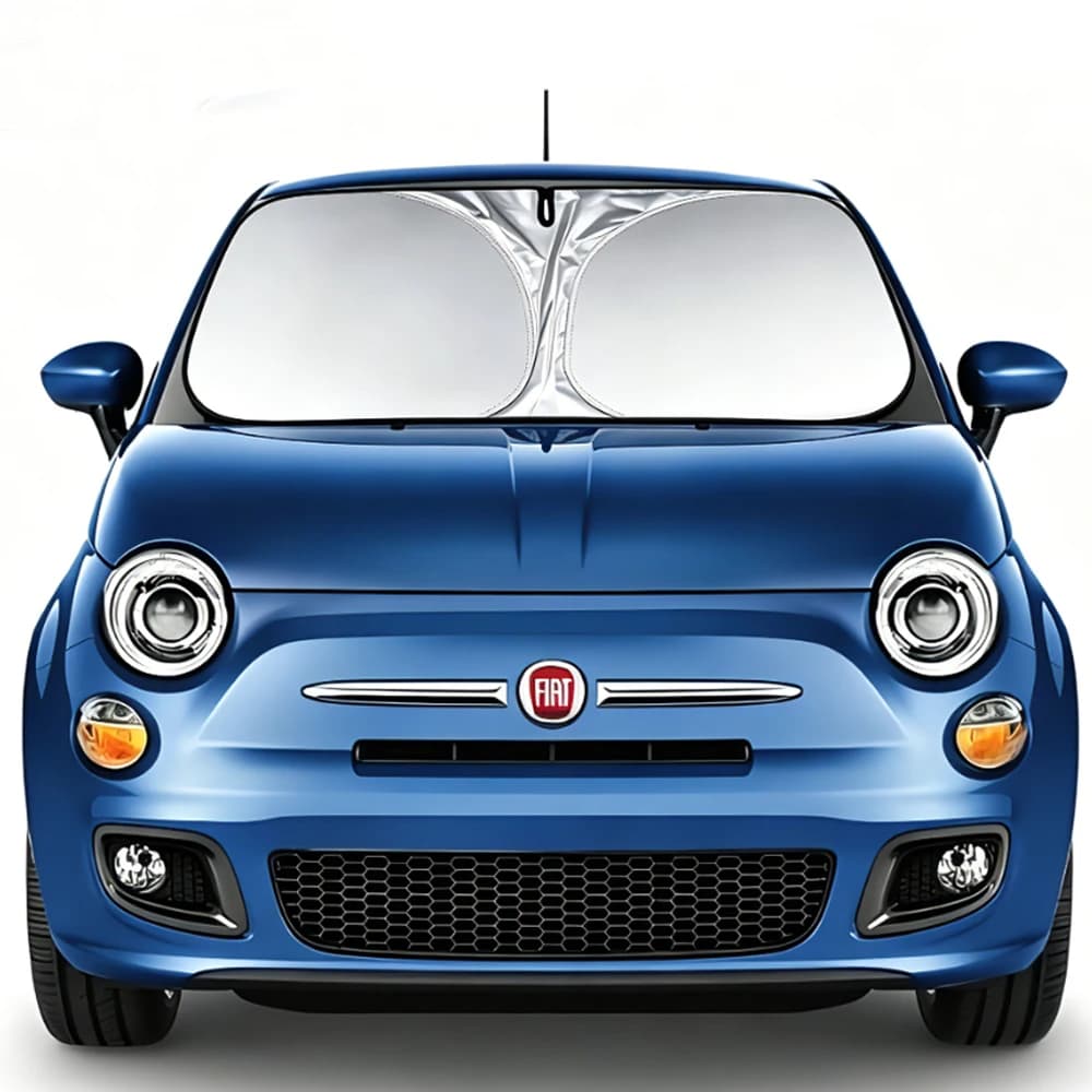 For Fiat 500 500c 500l 500x Car Windshield Sun Shade Blocks Reflector Window Visor Shield Cover Foldable Parasol 1 Piece