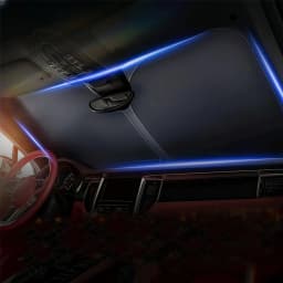 For Fiat 500 500c 500l 500x Car Windshield Sun Shade Blocks Reflector Window Visor Shield Cover Foldable Parasol 1 Piece