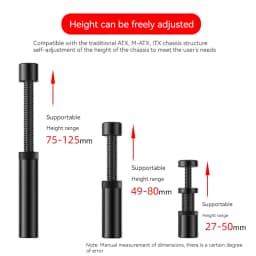 Graphics Card GPU Bracket Jack VGA Support Frame Telescopic Aluminum Metal Magnetic Bottom For ITX MTX ATX Case Graphics Card