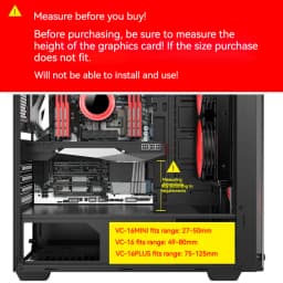 Graphics Card GPU Bracket Jack VGA Support Frame Telescopic Aluminum Metal Magnetic Bottom For ITX MTX ATX Case Graphics Card