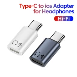 Type C TO Lightning Headphone Adapter IOS Female to USB C Audio Adapter For iPhone 1516 Samsung Voice Call Wired Headset Adapter