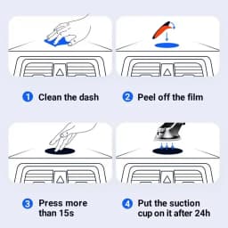80/95mm Double-Sided Adhesive Pads Dashboard Mounting Disk Set for Car Dash Cam GPS Holders Suction Cup Phone Holder Stands