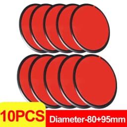 80/95mm Double-Sided Adhesive Pads Dashboard Mounting Disk Set for Car Dash Cam GPS Holders Suction Cup Phone Holder Stands