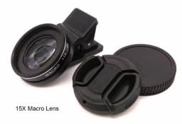 4K HD Phone Camera Lens Kit 15X 30X Macro Lens Clip On Cell Phone Camera Filter Lens For iPhone Samsung Android Smartphone New