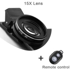 4K HD Phone Camera Lens Kit 15X 30X Macro Lens Clip On Cell Phone Camera Filter Lens For iPhone Samsung Android Smartphone New