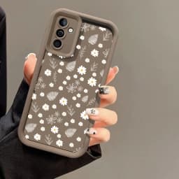 For Samsung Galaxy A56 5G A17 A07 A36 A26 A16 A06 A15 A25 A55 A35 A54 A14 A34 S26 Ultra S25 FE S24 Plus Daisy Flower Phone Case