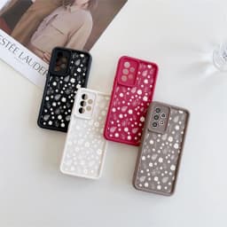 For Samsung Galaxy A56 5G A17 A07 A36 A26 A16 A06 A15 A25 A55 A35 A54 A14 A34 S26 Ultra S25 FE S24 Plus Daisy Flower Phone Case