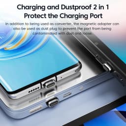 Toocki 100W Magnetic USB C Adapter USB3.0 Type C for Samsung Huawei Oneplus 5Gbps Data LED OTG Converter for Macbook iPhone 15