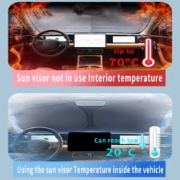 1PC For Jetour Traveller Shanhai T2 2023~2025 Car Sun Visor Front Windshield Sunshade Heat Insulation Summer Cooling Accessories