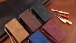 Premium Leather Wallet Case For iPhone 16 15 14 13 12 11 17 Pro Max Plus 17Air 16e Zipper Wallet Card Slots Magnetic Flip Cover