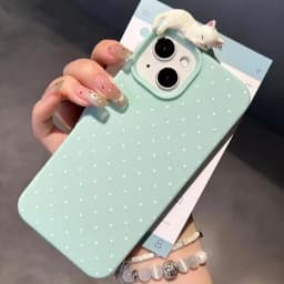 Cute 3D Cat Dot Leather Phone Case For iPhone 15 16 11 12 13 14 Pro Max 15 Plus iPhone17 17 Lovely Cartoon Cat Shockproof Cover