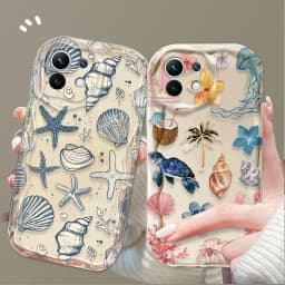 Colorful Marine Organism Case For Samsung Galaxy A16 A06 A35 A55 A25 A05s A15 A54 A34 A24 A14 A04 A13 A73 A53 A33 4G 5G Cover