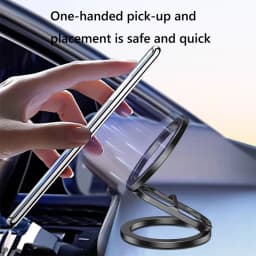 Double Sided MagSafe Phone Stand Magnetic Phone Ring Holder Kickstand Grip for Phone 15 14 Android Gym Car Holder