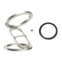 Double Sided MagSafe Phone Stand Magnetic Phone Ring Holder Kickstand Grip for Phone 15 14 Android Gym Car Holder