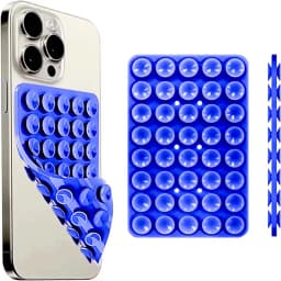 Silicone Suction Cup Phone Mount Hands-Free Mobile Stand Airplane Travel Essential Compatible with Any Smartphone