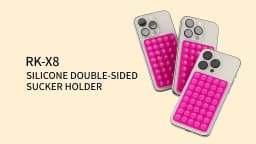 Silicone Suction Cup Phone Mount Hands-Free Mobile Stand Airplane Travel Essential Compatible with Any Smartphone