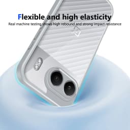Oneplus Nord 4 CPH2663 Case Air Cushion Shockproof Silicone Bumper Clear Matte Back Cover Hard Phone Case for Oneplus Nord 4 5G
