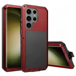 Armor Aluminum Metal Case Shockproof Cover For Samsung S25 S24 S23 S22 S21 S20 Note 20 10 Ultra S10 9 8 Plus Heavy Duty Tank