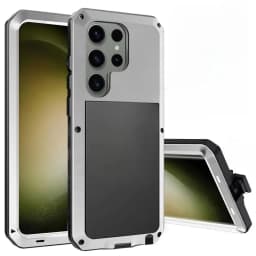 Armor Aluminum Metal Case Shockproof Cover For Samsung S25 S24 S23 S22 S21 S20 Note 20 10 Ultra S10 9 8 Plus Heavy Duty Tank
