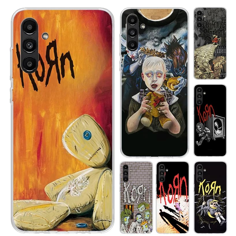 K-Korn Rock Band Phone Case for Samsung Galaxy A17 A16 A37 A26 A36 A57 A56 A15 A25 A35 A55 A14 A24 A34 A54 A13 A23 A33 A53 Galax