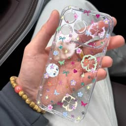 Ultra Thin TPU Clear Soft Phone Case For iPhone 17 Air 16 15 14 13 12 11 Pro Max Plus Mini Flowers Time Painting Painted Case