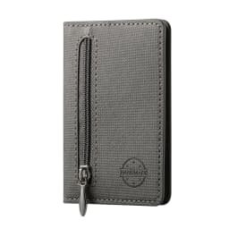 Mobile Phone Case Card Holder With PU Leather Back Sticker Card Bag Portable Zipper Wallet Stand For iPhone 16 Pro Max 15 14 13