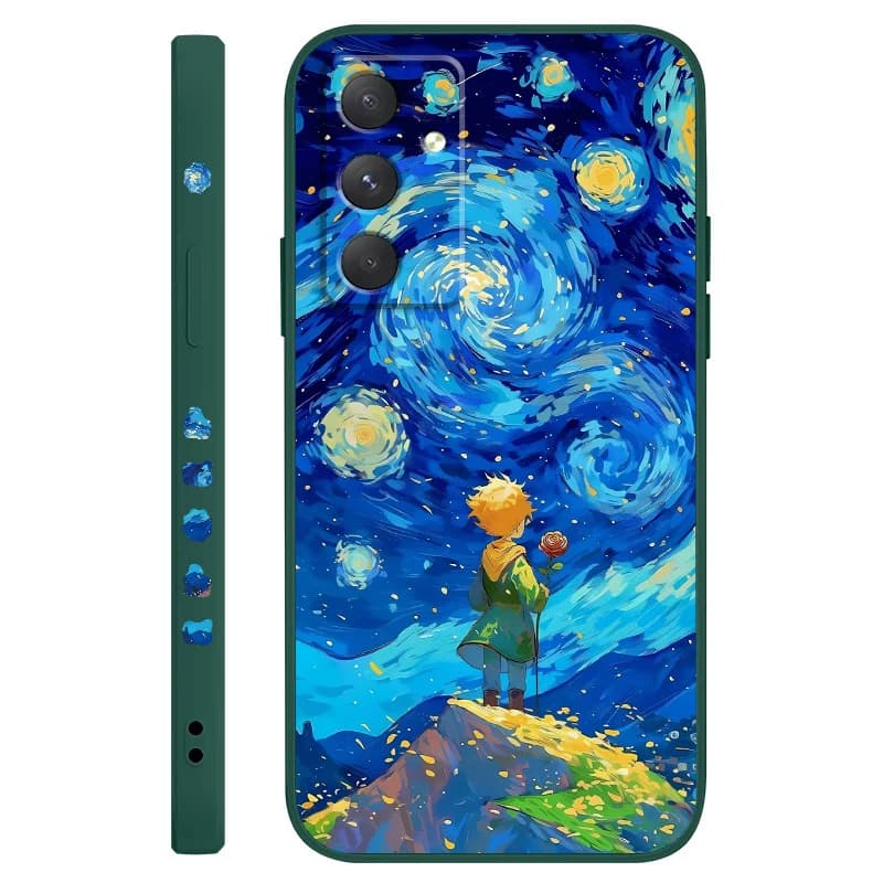 Starry Sky Prince Phone Case For Samsung Galaxy A55 A35 A25 A15 A56 A36 A26 A16 A06 A05 A05S A54 A34 A24 A14 A04 A04S A04E 4G 5G