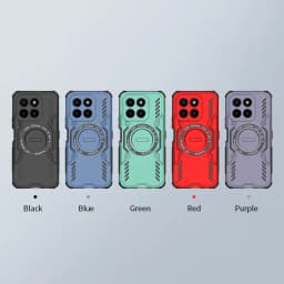 Breathable Heat Dissipation Magnetic Phone Case For Honor X6C X7C X8C Four Corner Shockproof TPU Frame Hard Plastic Back Cover