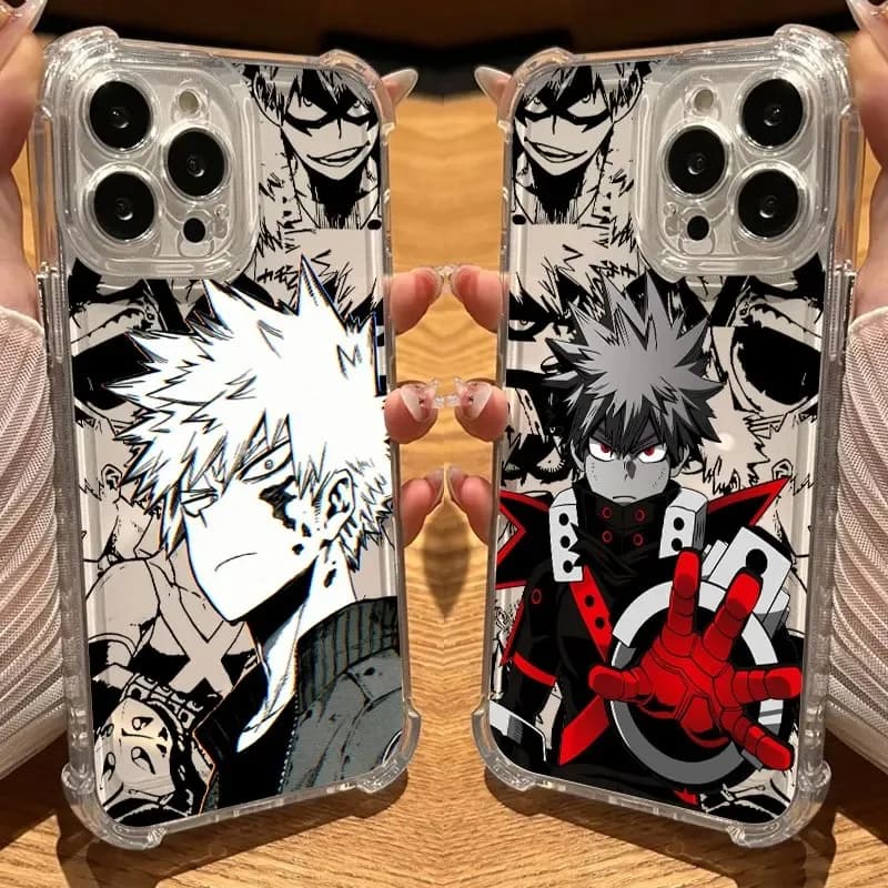 My Heros Bakugos Academias Phone Case For Samsung Galaxy S26 S25 S24 S23 S22 S21 S20 Edge FE Ultra Plus 4G 5G Fall Clear TPU