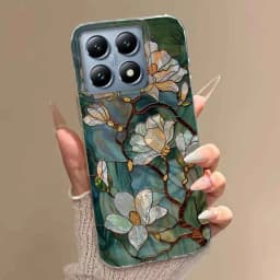 Phone Case for Xiaomi 14T 15T 13T Pro 11 Lite Poco X5 X7 Pro X3 NFC X6 M6 C65 Artistic Morning Glory Rose Flowers Couple Cover