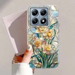 Phone Case for Xiaomi 14T 15T 13T Pro 11 Lite Poco X5 X7 Pro X3 NFC X6 M6 C65 Artistic Morning Glory Rose Flowers Couple Cover