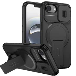 Armor Funda For iPhone 16e Case Slide Lens Protect Coque For iPhone 16 e iPhone16e For Magsafe Magnetic Wireless Charging Cover