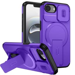 Armor Funda For iPhone 16e Case Slide Lens Protect Coque For iPhone 16 e iPhone16e For Magsafe Magnetic Wireless Charging Cover