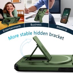 Armor Funda For iPhone 16e Case Slide Lens Protect Coque For iPhone 16 e iPhone16e For Magsafe Magnetic Wireless Charging Cover