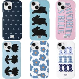 Cute Rabbit Retro Plaid Phone Case for IPhone 17 16 15 14 13 12 11 Air Pro Max X XS XR XSMax 7 8 Plus Glossy Film Hard PC Cover