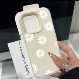 Daisy Flower Silicone Lichee Pattern Case For Xiaomi 15T 14T Pro 15 Ultra 13T POCO X7 X6 X5 Pro F7 F6 F5 X3 GT M4 M6 M7 X4 NFC