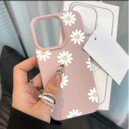 Daisy Flower Silicone Lichee Pattern Case For Xiaomi 15T 14T Pro 15 Ultra 13T POCO X7 X6 X5 Pro F7 F6 F5 X3 GT M4 M6 M7 X4 NFC