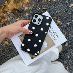 Daisy Flower Silicone Lichee Pattern Case For Xiaomi 15T 14T Pro 15 Ultra 13T POCO X7 X6 X5 Pro F7 F6 F5 X3 GT M4 M6 M7 X4 NFC