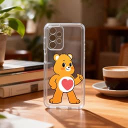 Classic Cute C-Care B-Bears Phone Case Transparent Silicone Soft For Samsung S25,S24,S21,S22,S23,S30,Ultra,S20,Plus,Fe