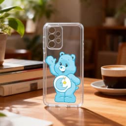 Classic Cute C-Care B-Bears Phone Case Transparent Silicone Soft For Samsung S25,S24,S21,S22,S23,S30,Ultra,S20,Plus,Fe