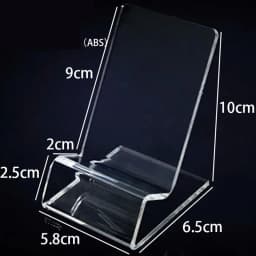 Acrylic Transparent Stand Phone Holder Tablet Bracket Shelf Window Counter Display Showcase For iPhone Smasung Xiaomi Cellphone