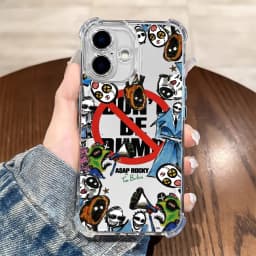 A-A$AP R-Rocky Phone Case For iPhone 17 16e 16 15 14 13 12 11 Mini Air Pro Max X XR XSMax 7 8 Plus Anti Fall Transparent Cover