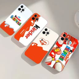 Cute Kinder Surprise Eggs Logo TPU Silicone Case For IPhone 11 12 13 14 15 16 17 Pro Max Shockproof Clear Back Cover