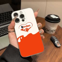 Cute Kinder Surprise Eggs Logo TPU Silicone Case For IPhone 11 12 13 14 15 16 17 Pro Max Shockproof Clear Back Cover